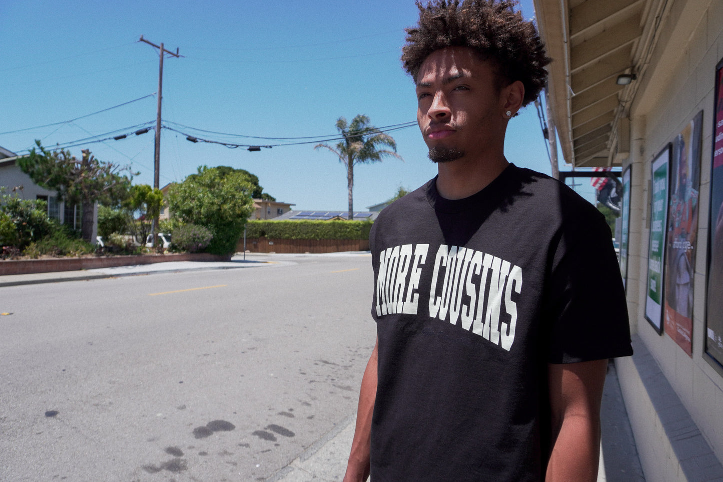 More Cousins Arch Tee (Black/Ivory)