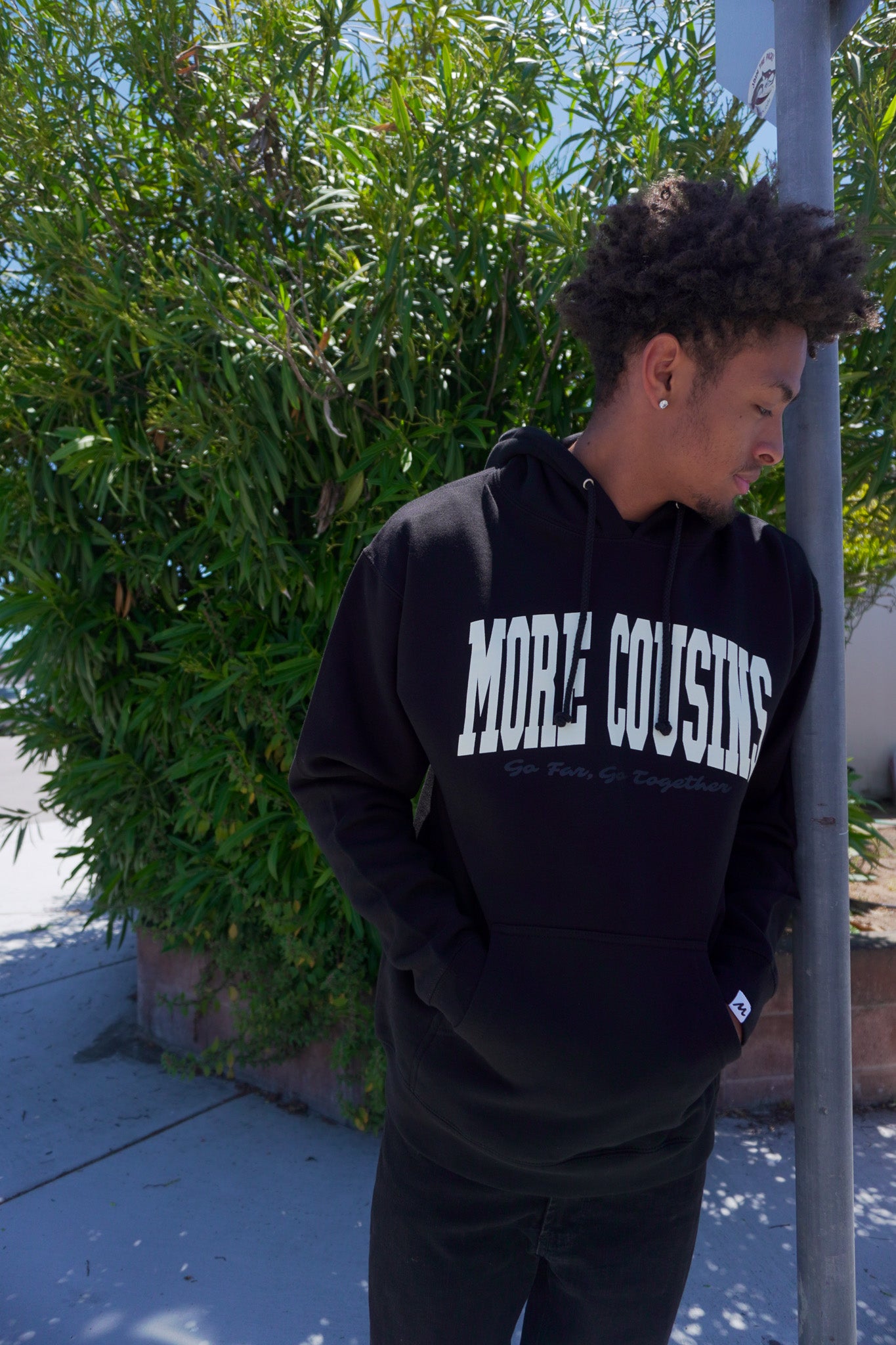 More Cousins Arch Hoodie (Black/Ivory)