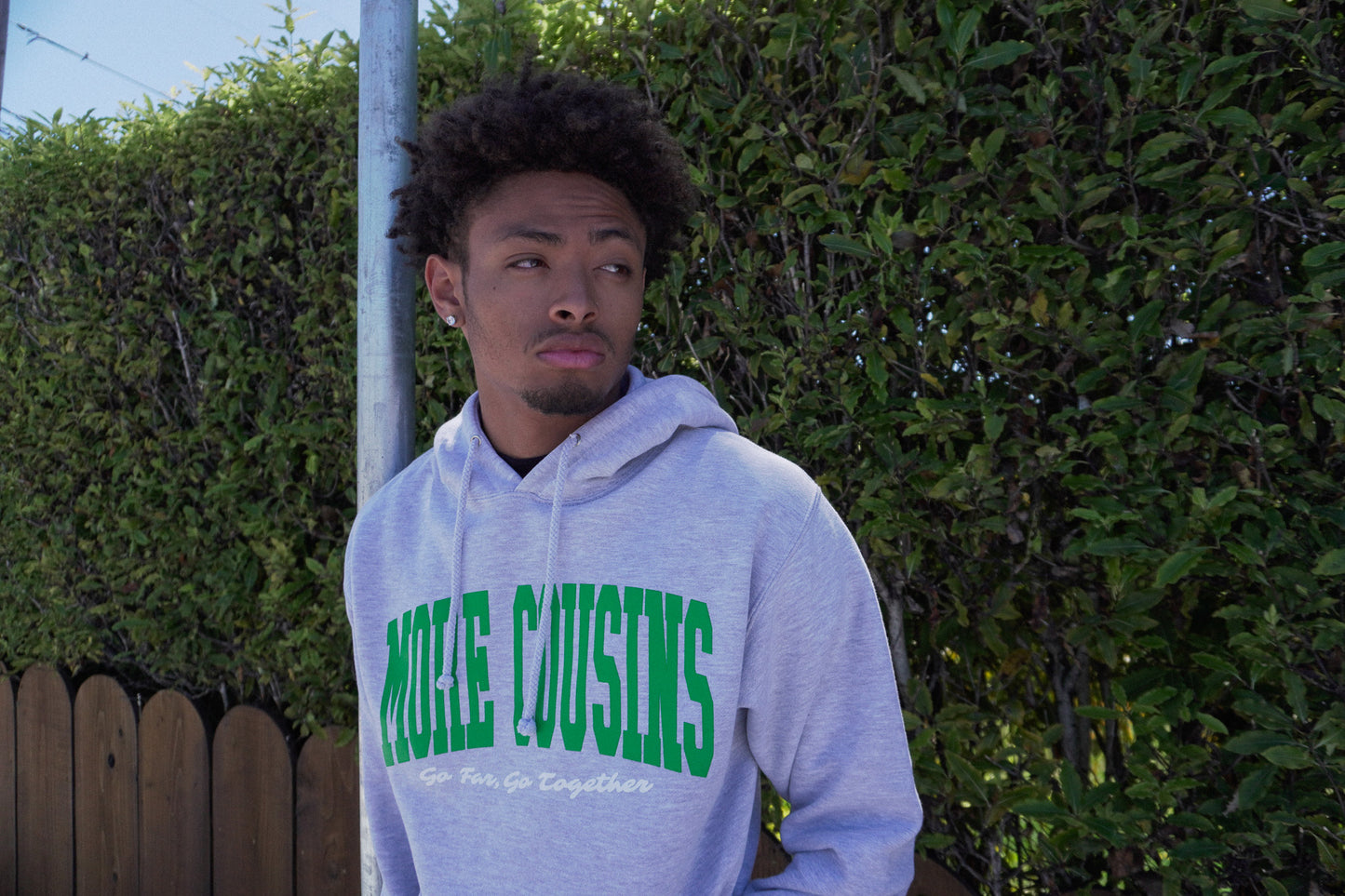 More Cousins Arch Hoodie (Heather/Green)