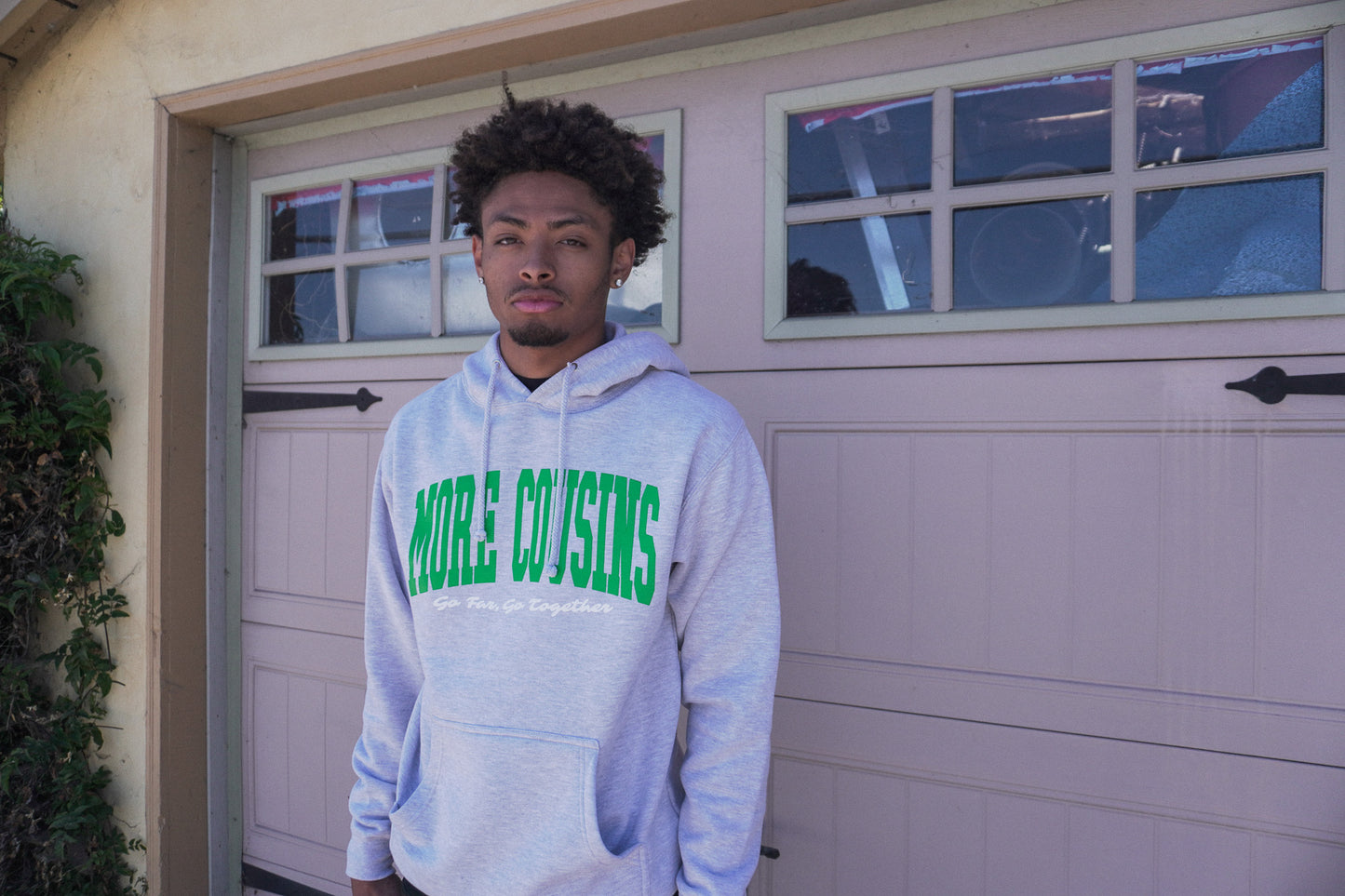 More Cousins Arch Hoodie (Heather/Green)