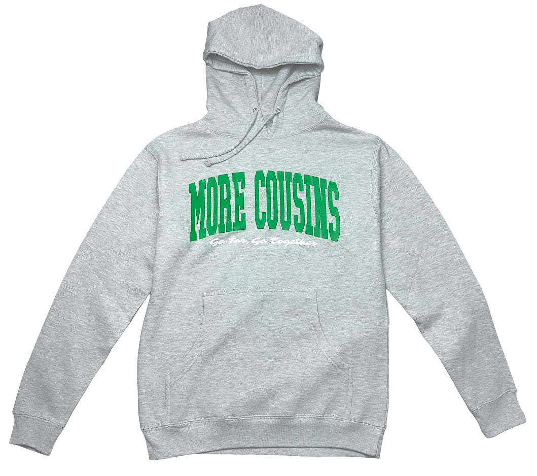 More Cousins Arch Hoodie (Heather/Green)