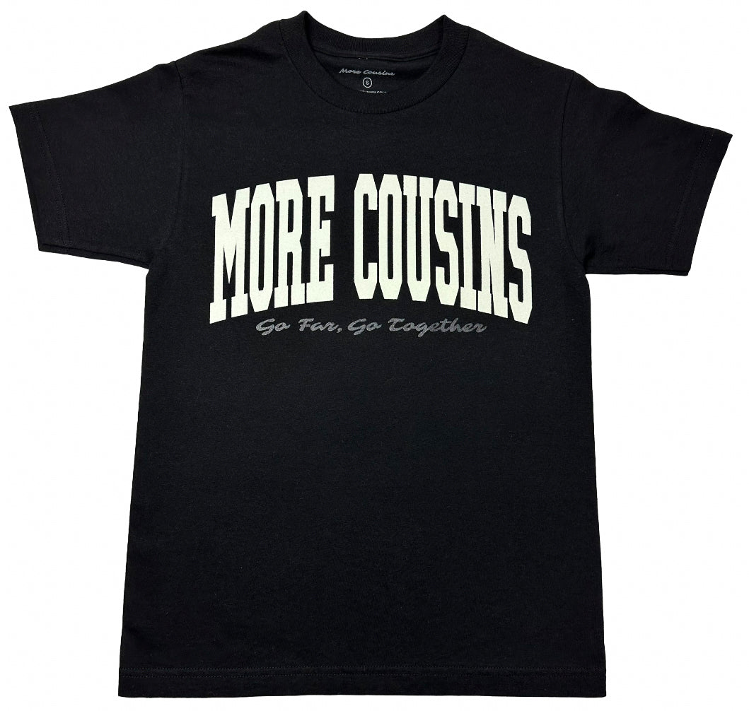 More Cousins Arch Tee (Black/Ivory)